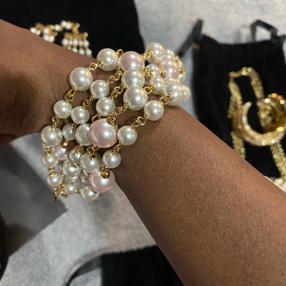 St John jewelry pieces. Worn once - Picture 3 of 10